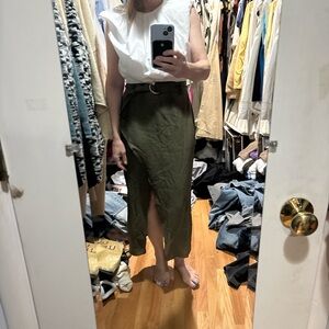 Zara Olive Green Women's dress size small